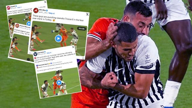 Beşiktaş Yüzüne Yumruk
